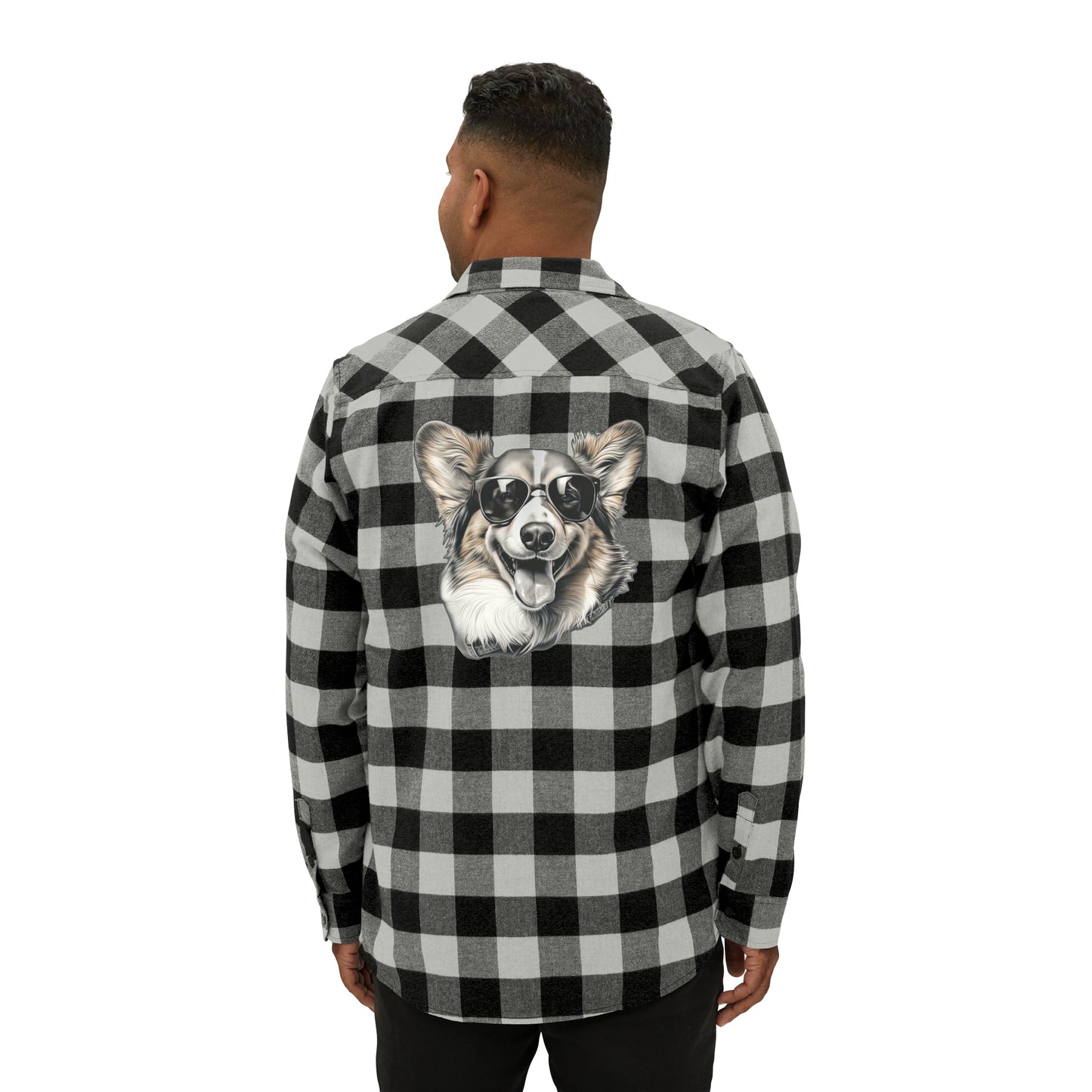 Corgi Cool - Flannel Shirt