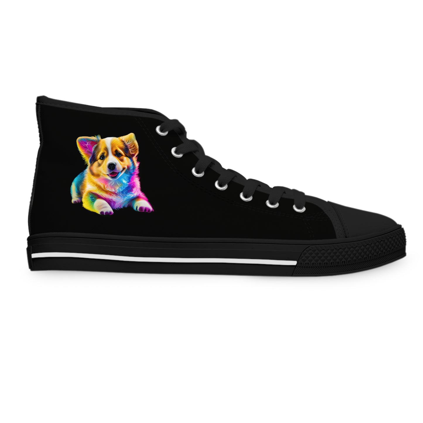 Colorful Corgi - Women's High Top Sneakers
