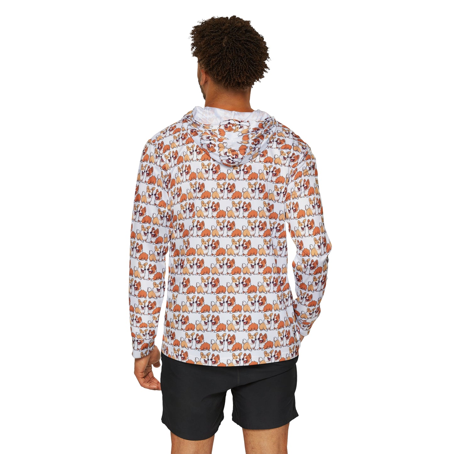 Corgi Couple Mosaic - Warmup Hoodie