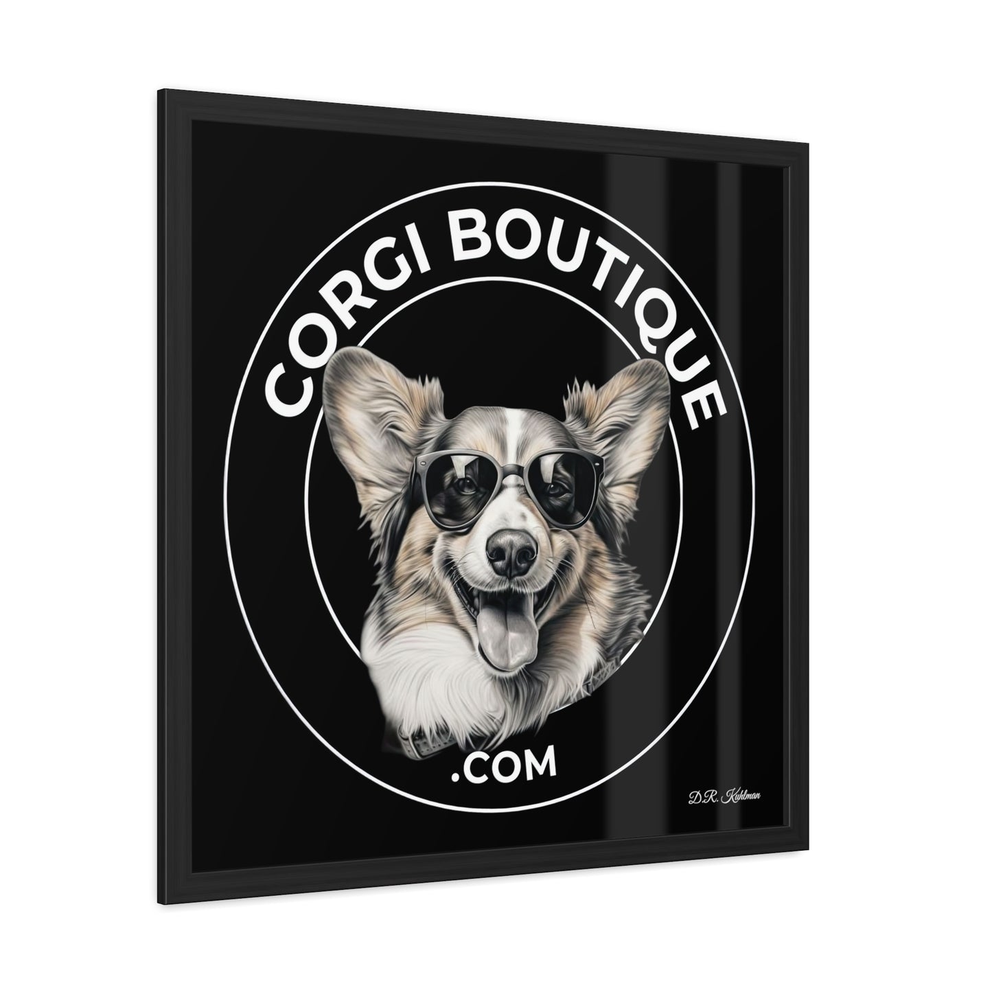 Corgi Boutique - Framed Print