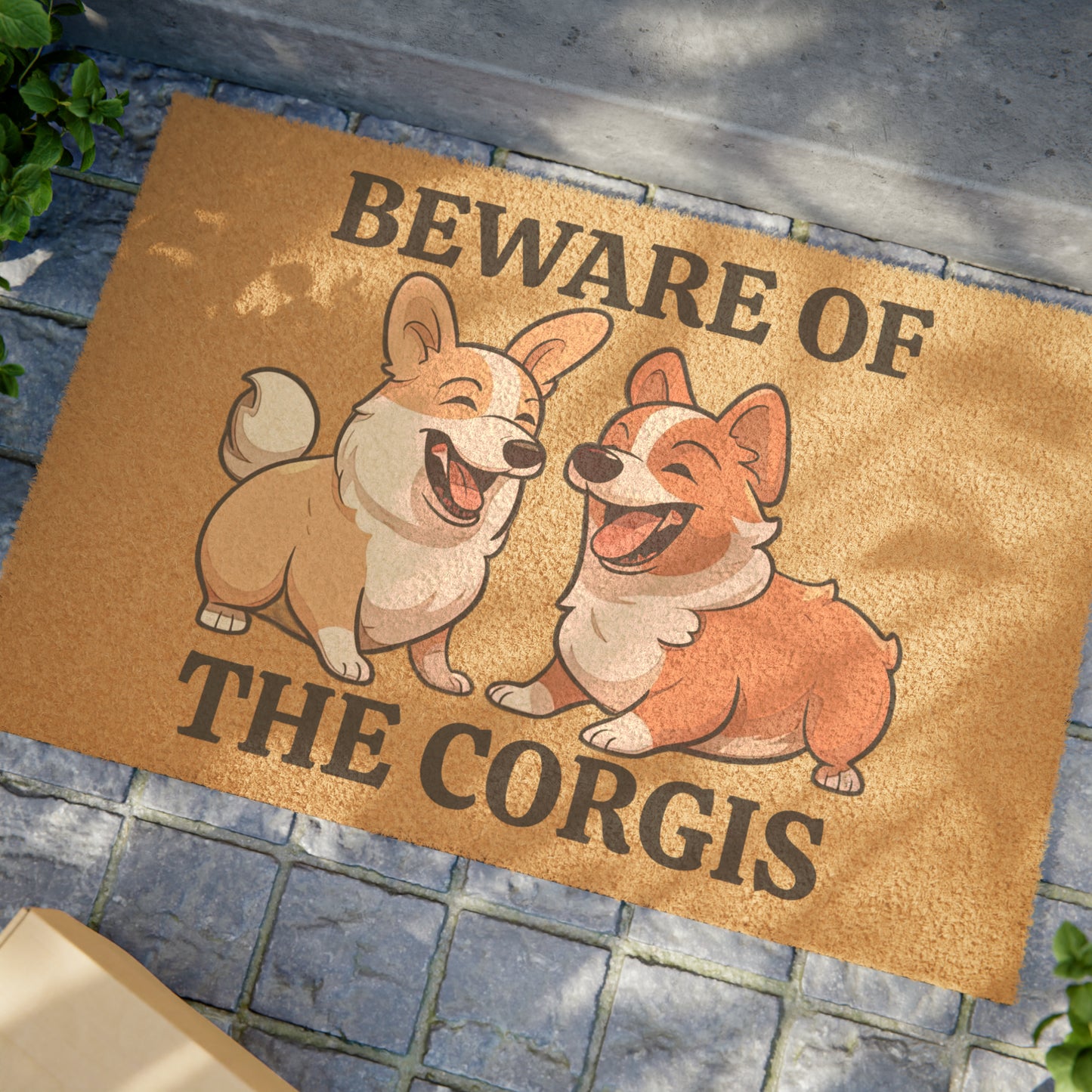Beware of the Corgis - Doormat