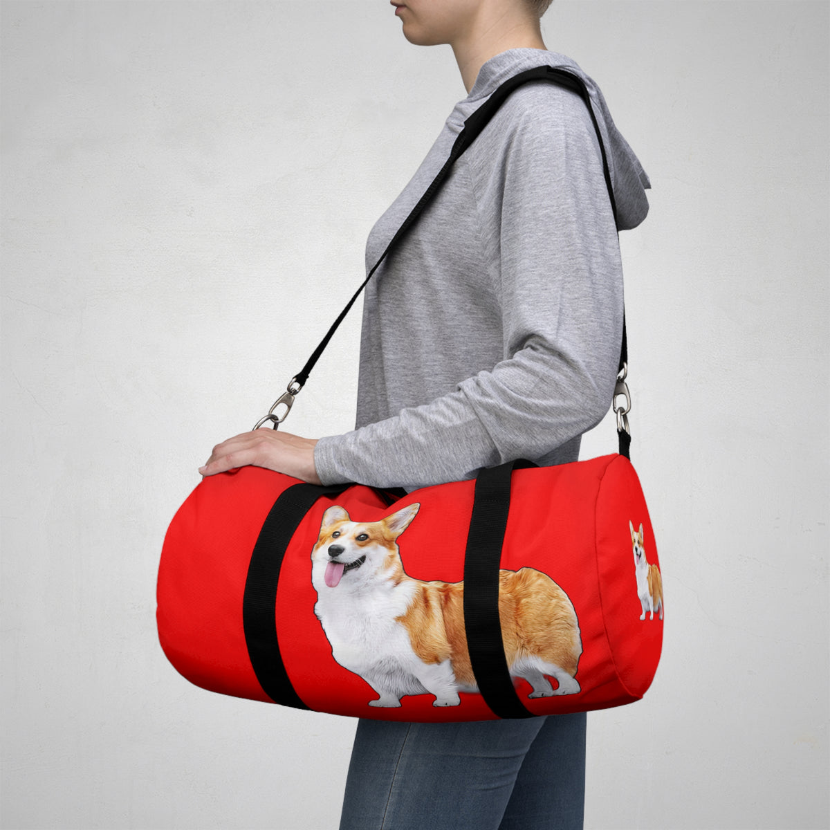 Best in Show Corgi Duffel Bag - Fun Red Corgi Travel Gym Bag