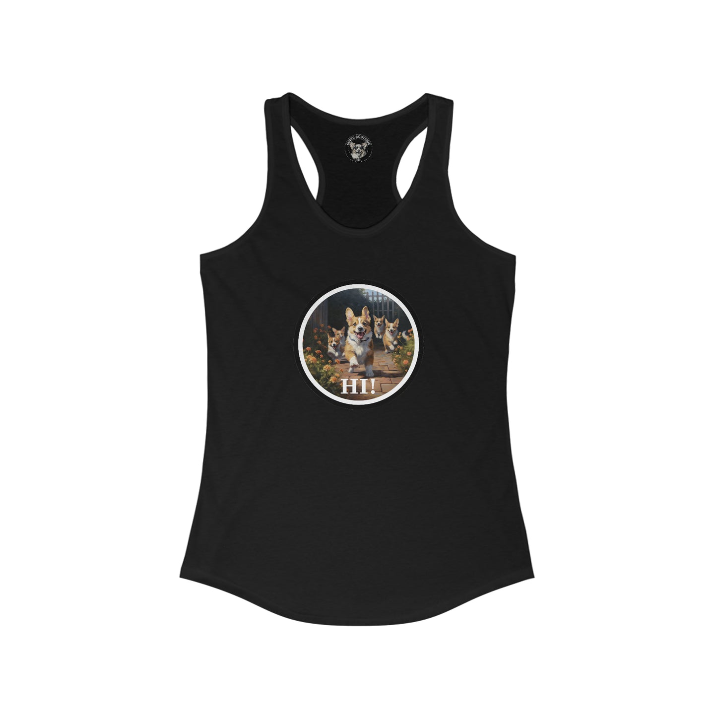 Hi! - Racerback Tank