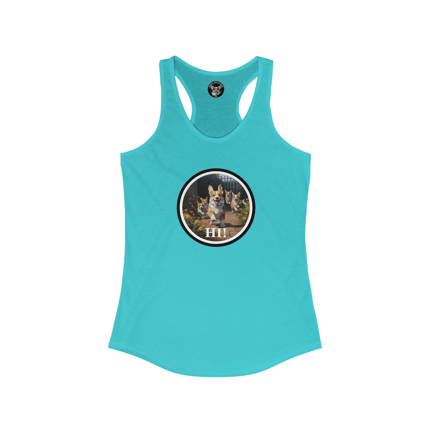 Hi! - Racerback Tank