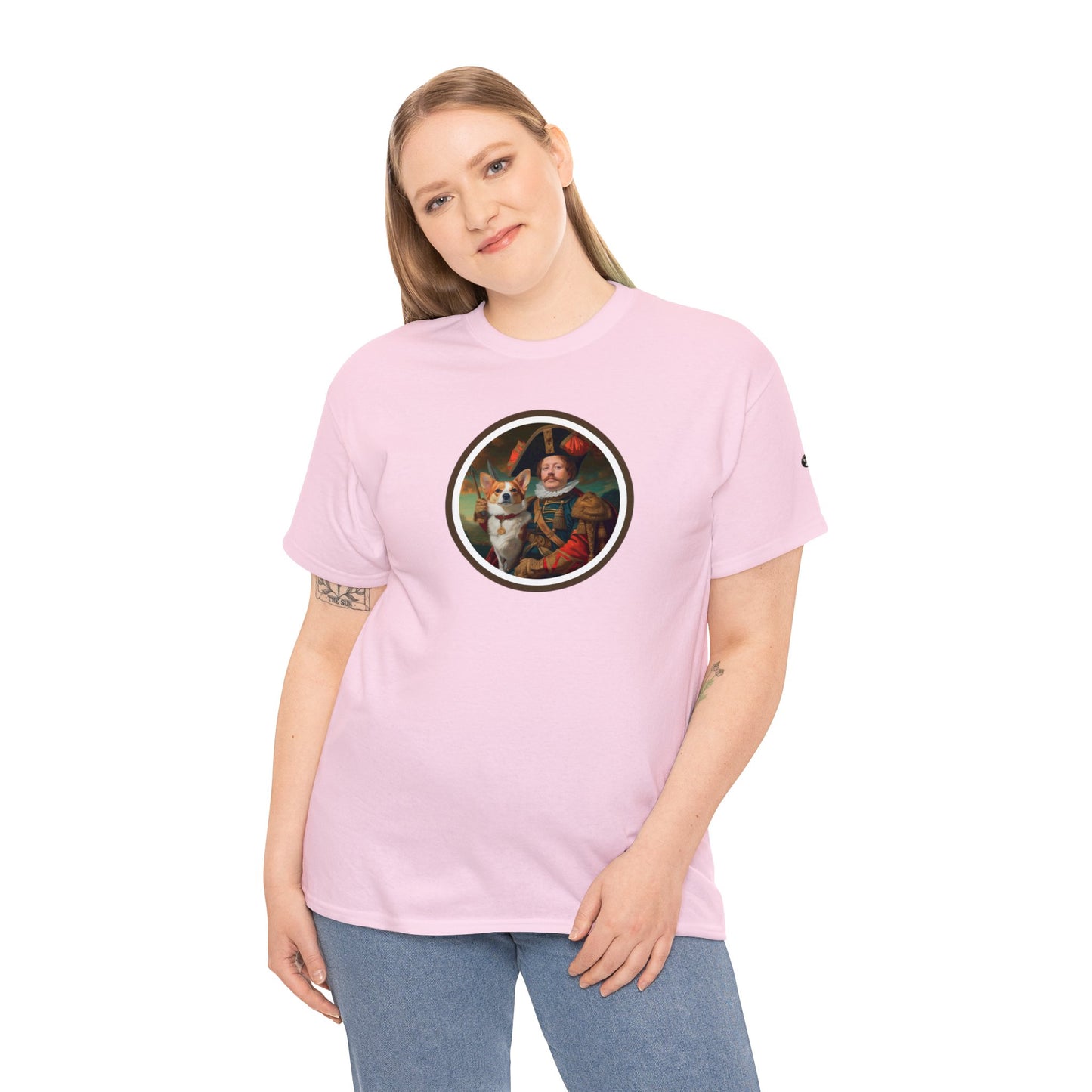 First Royal Corgi - Unisex Heavy Cotton Tee