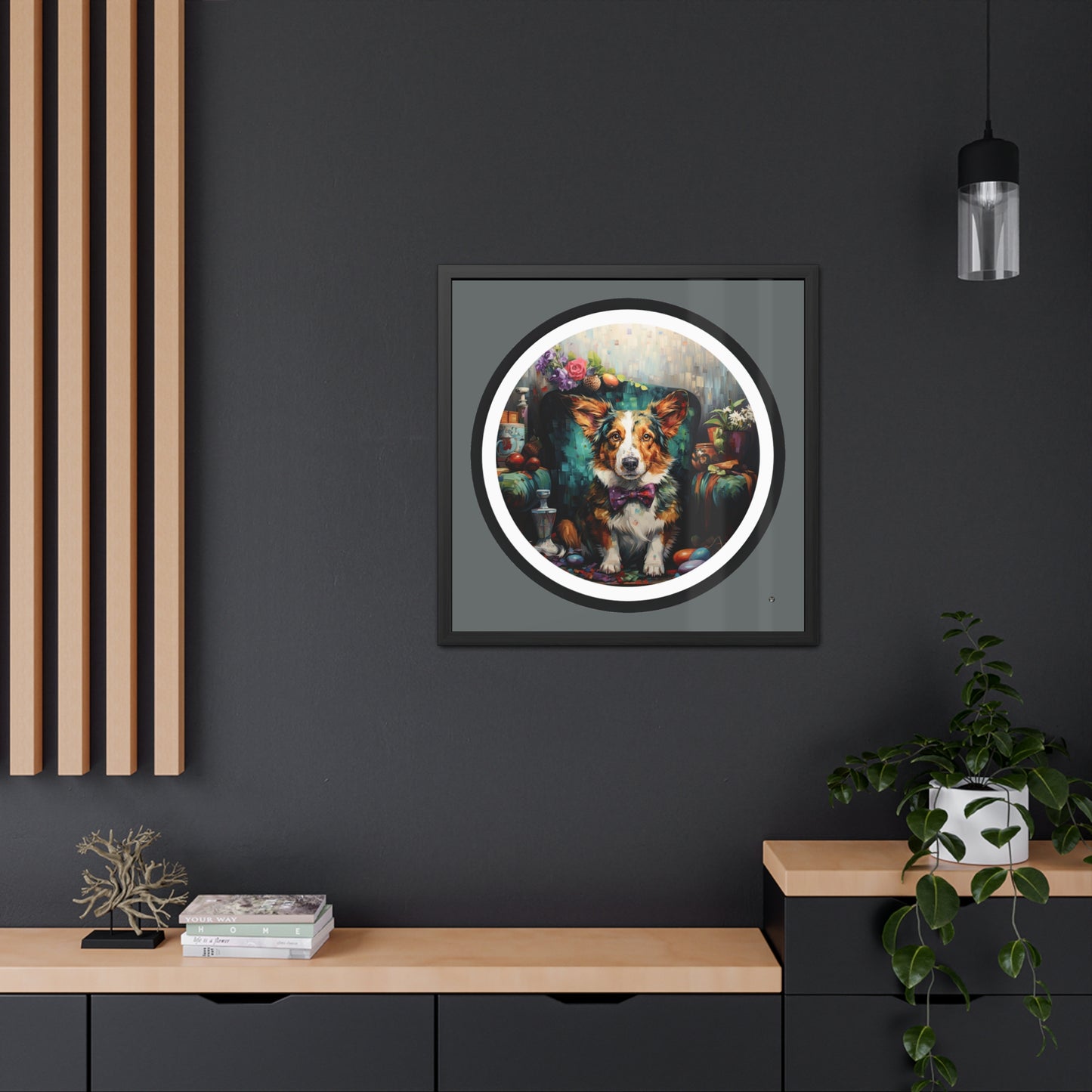 Formal Corgi - Framed Print