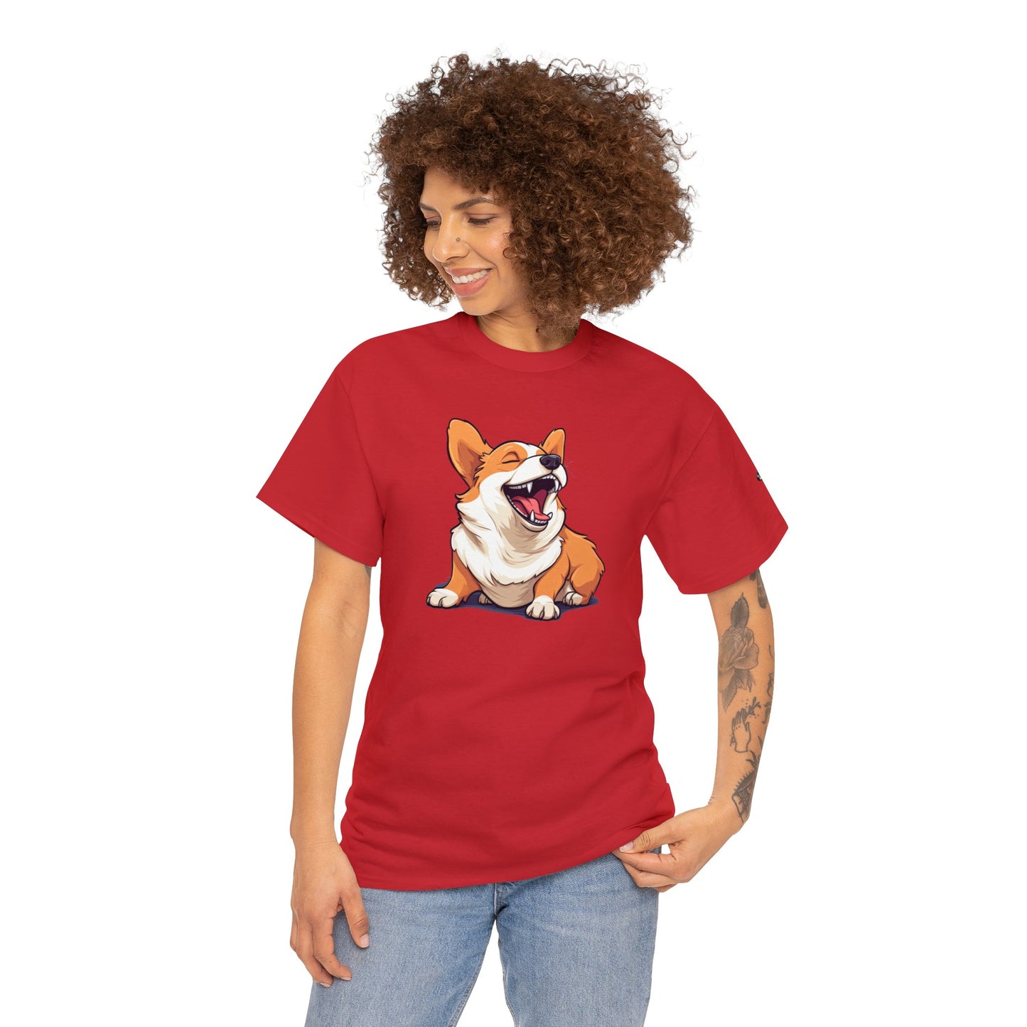 Comical Corgi - Unisex Heavy Cotton Tee