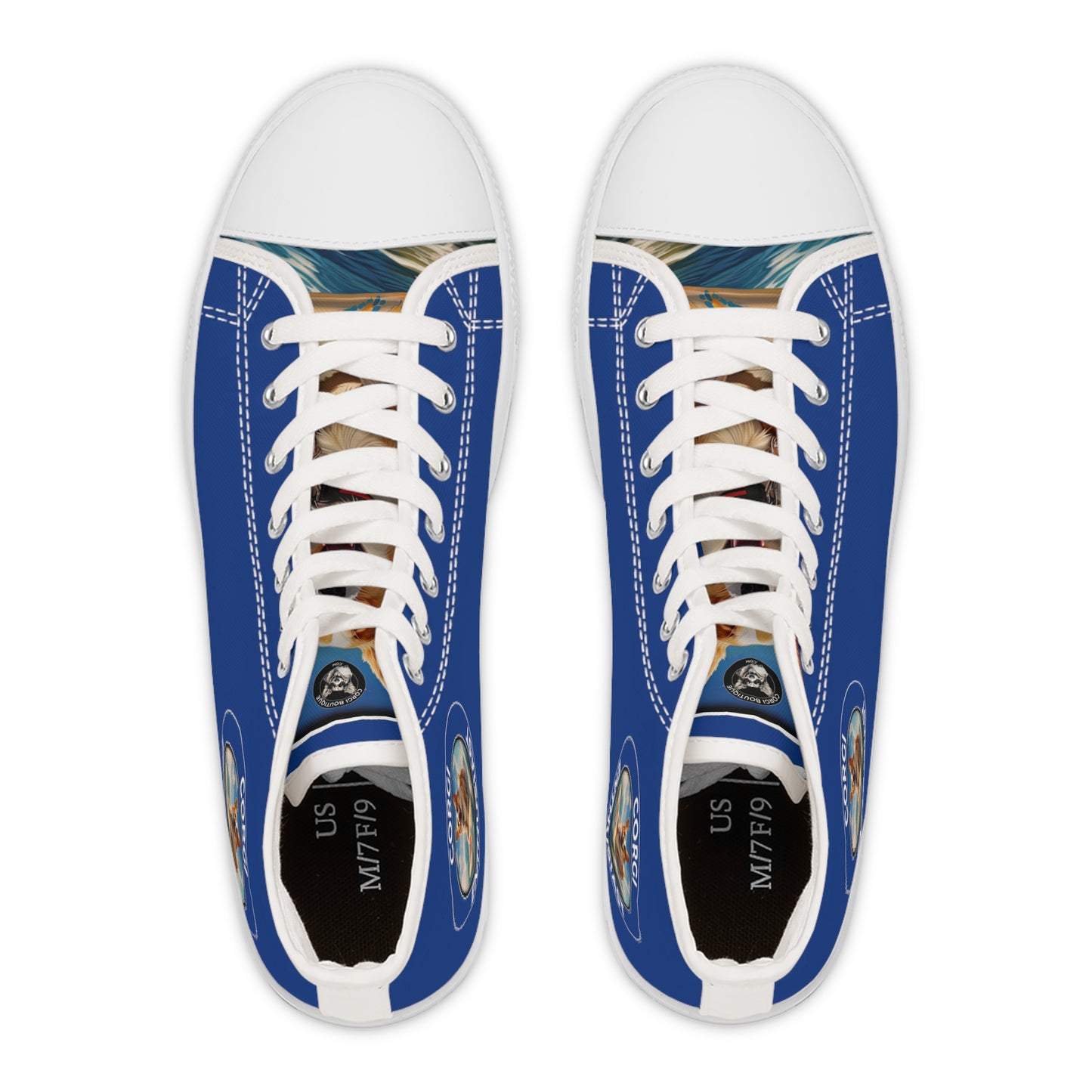 Corgi Enthusiast - Women's High Top Sneakers