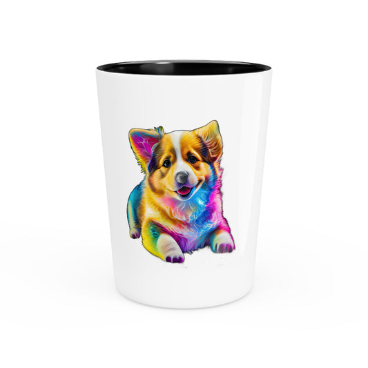 Colorful Corgi - Espresso/Shot Glass