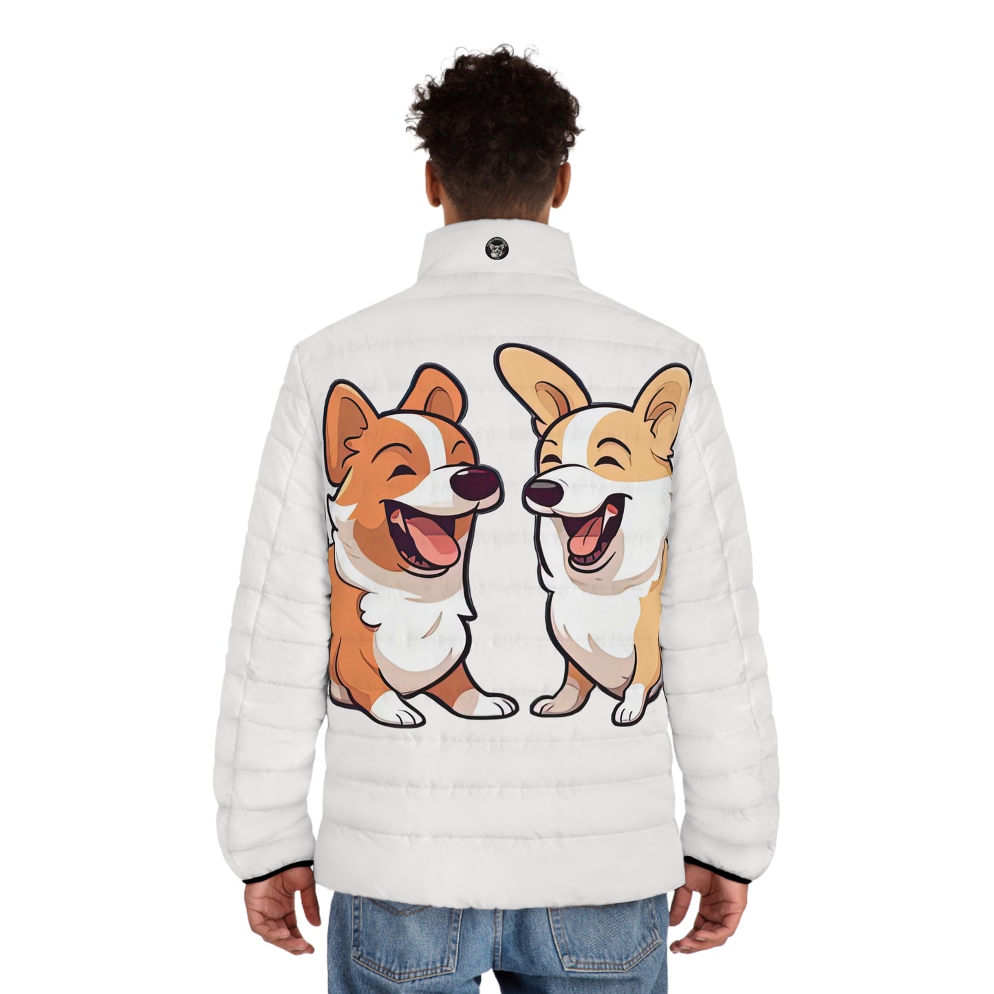 Corgi Couple Puffer Jacket