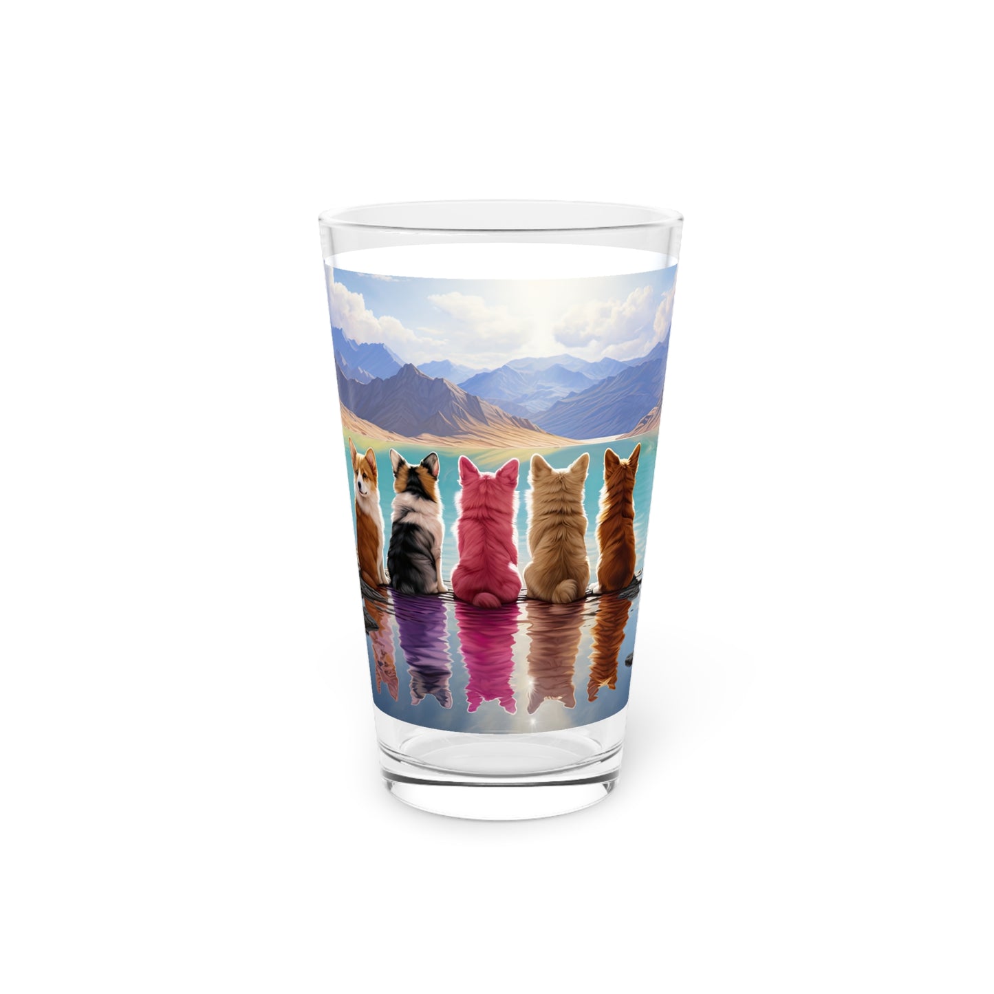 Corgi Lake - Pint Glass