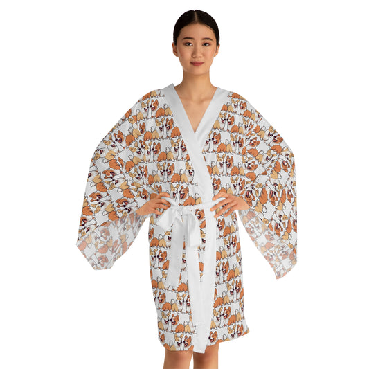 Corgi Couple - Kimono Robe