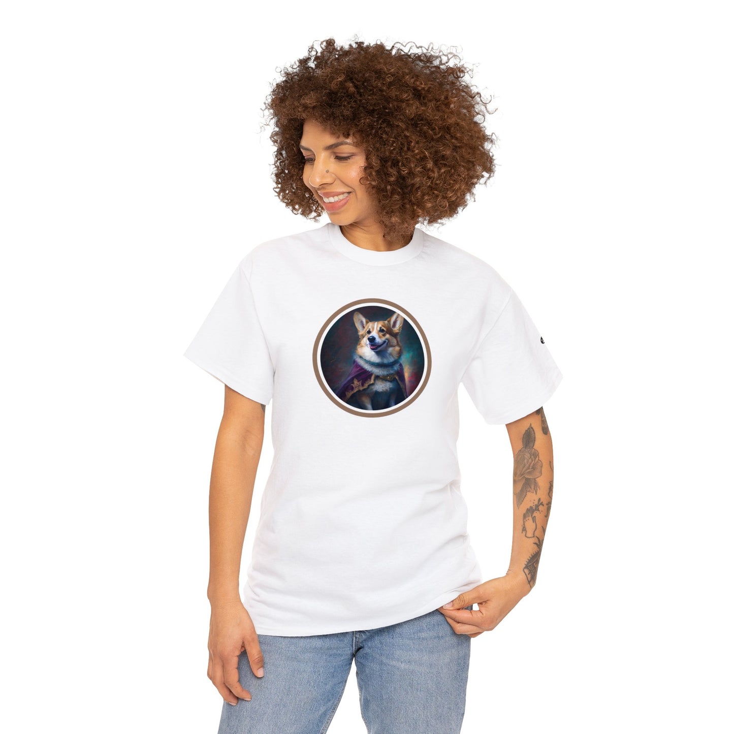 Corgi Royalty - Unisex Heavy Cotton Tee