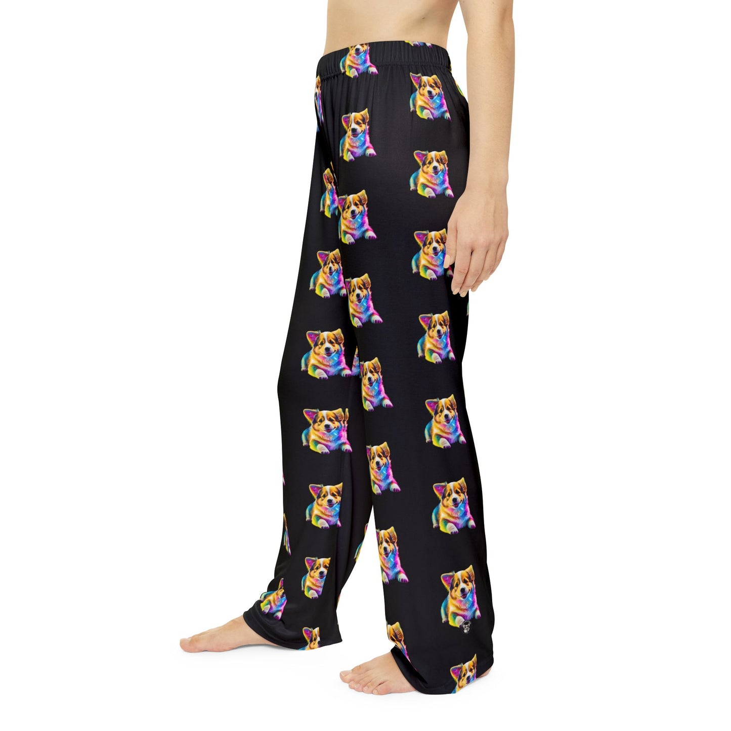 Colorful Corgi Women's Pajama Pants