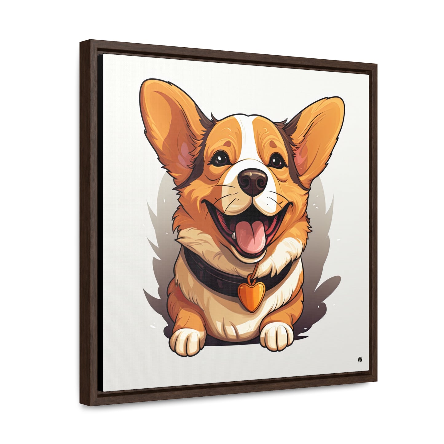 Puppy Love - Framed on Canvas