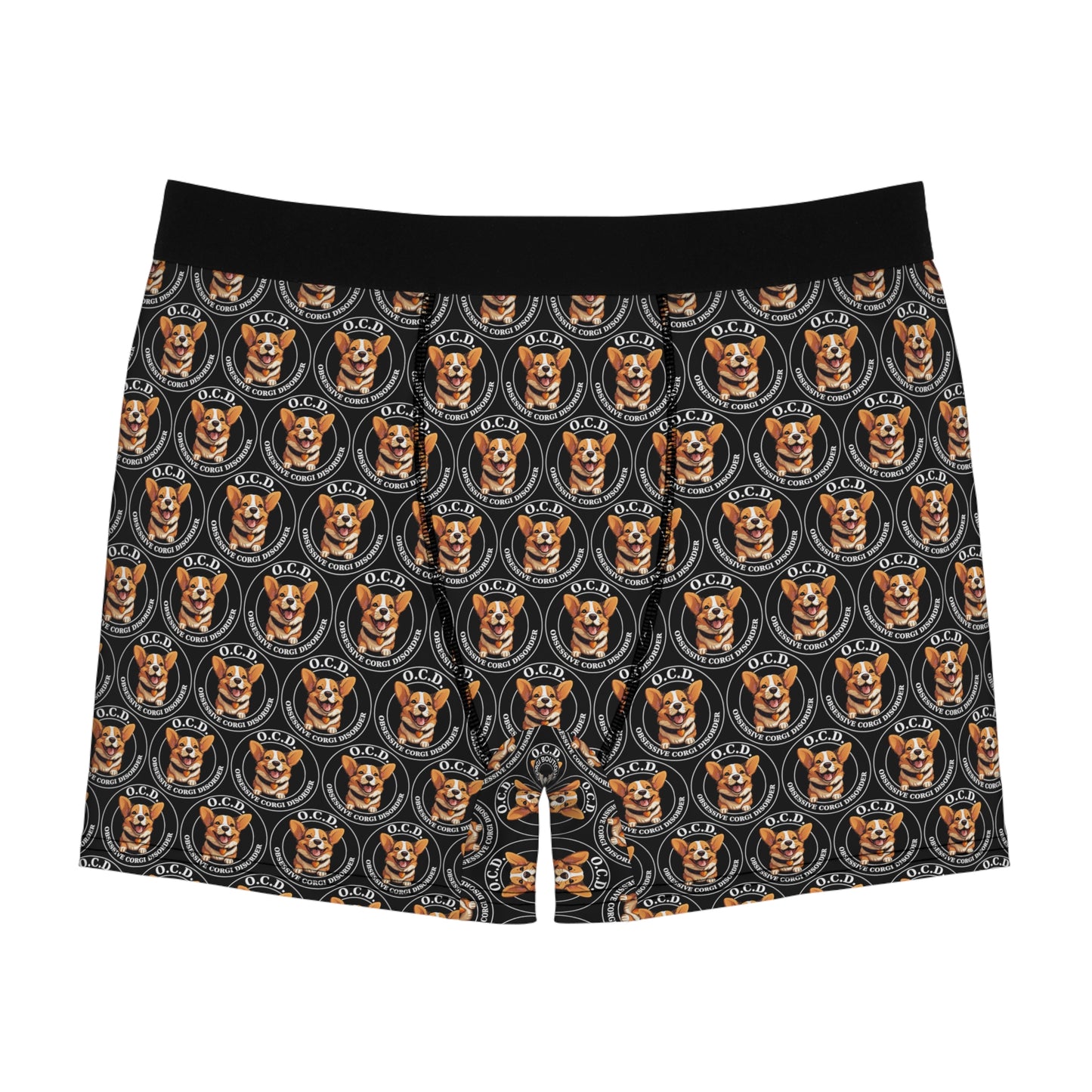 O.C.D. Obsessive Corgi Disorder Mosaic Boxer Briefs