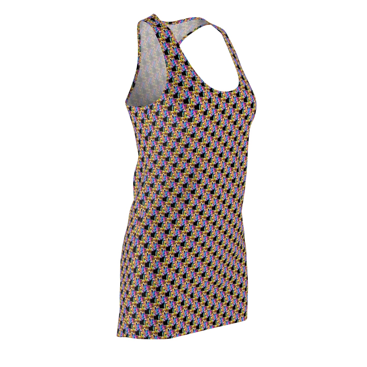 Colorful Corgi - Racerback Dress