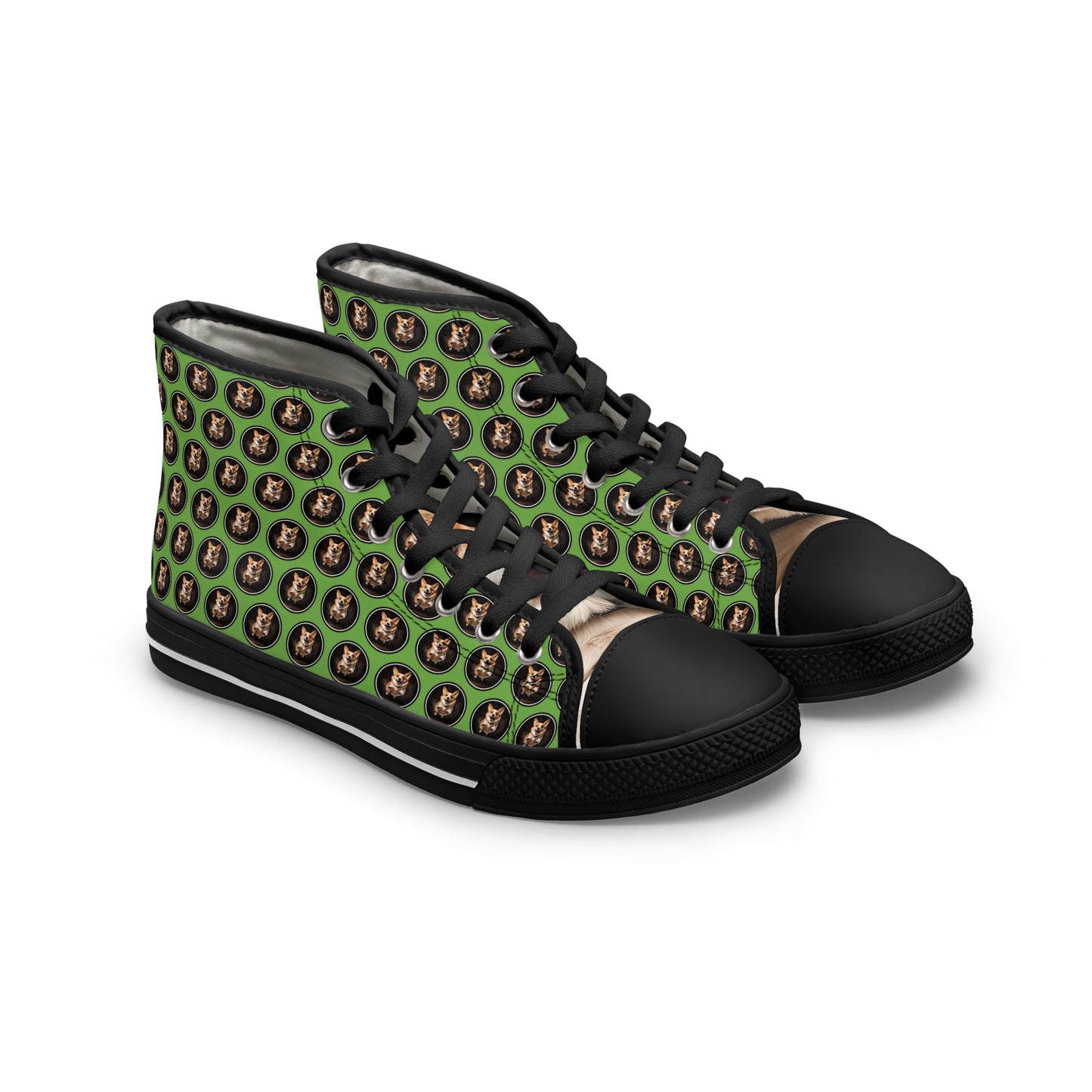 The Greeter Mosaic - Women's High Top Sneakers