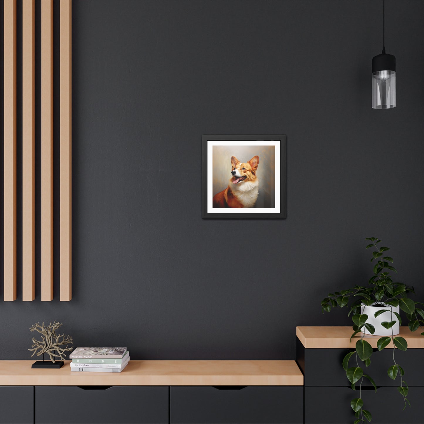 Pembroke Portrait - Framed Print