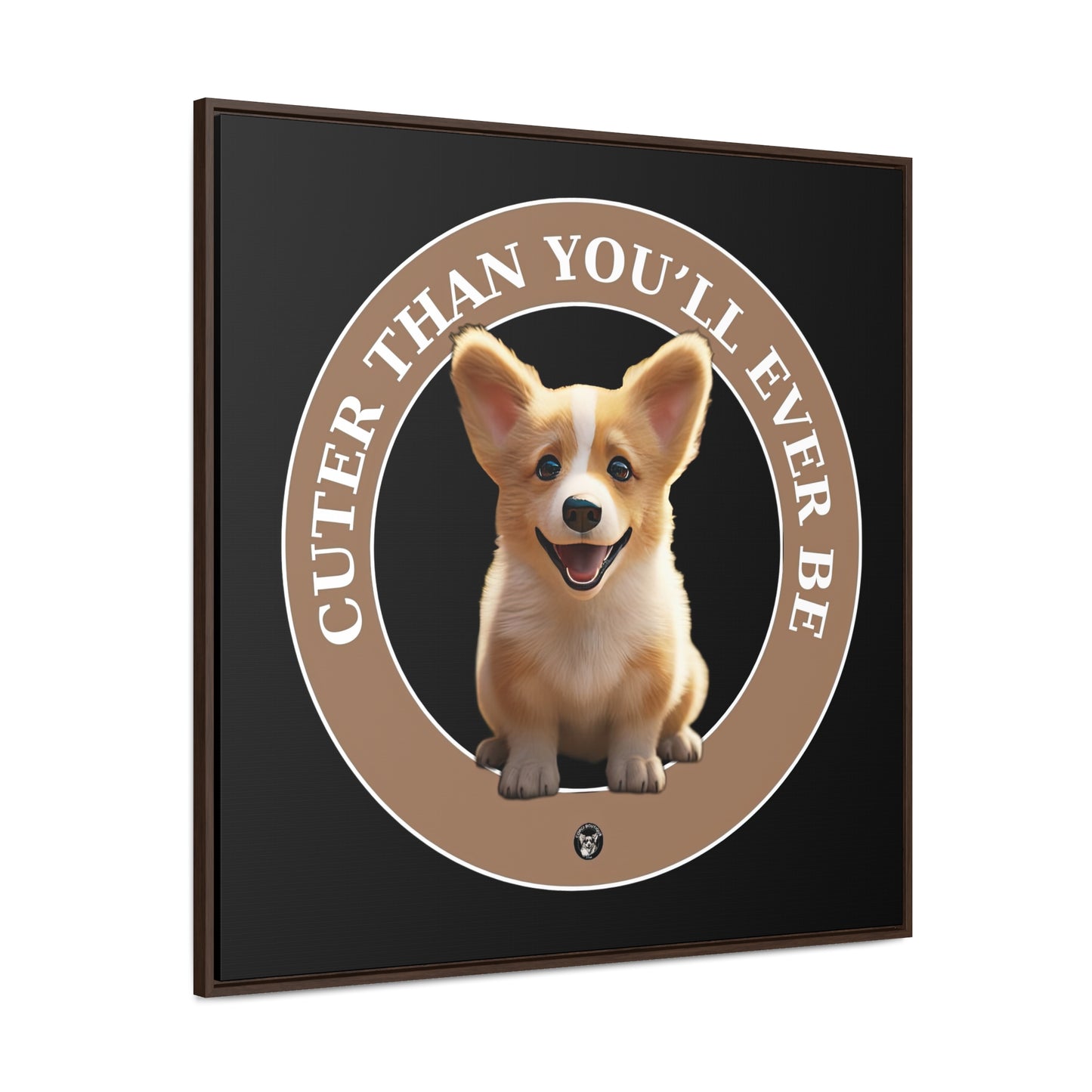 Cuter Than You - Framed on Canvas