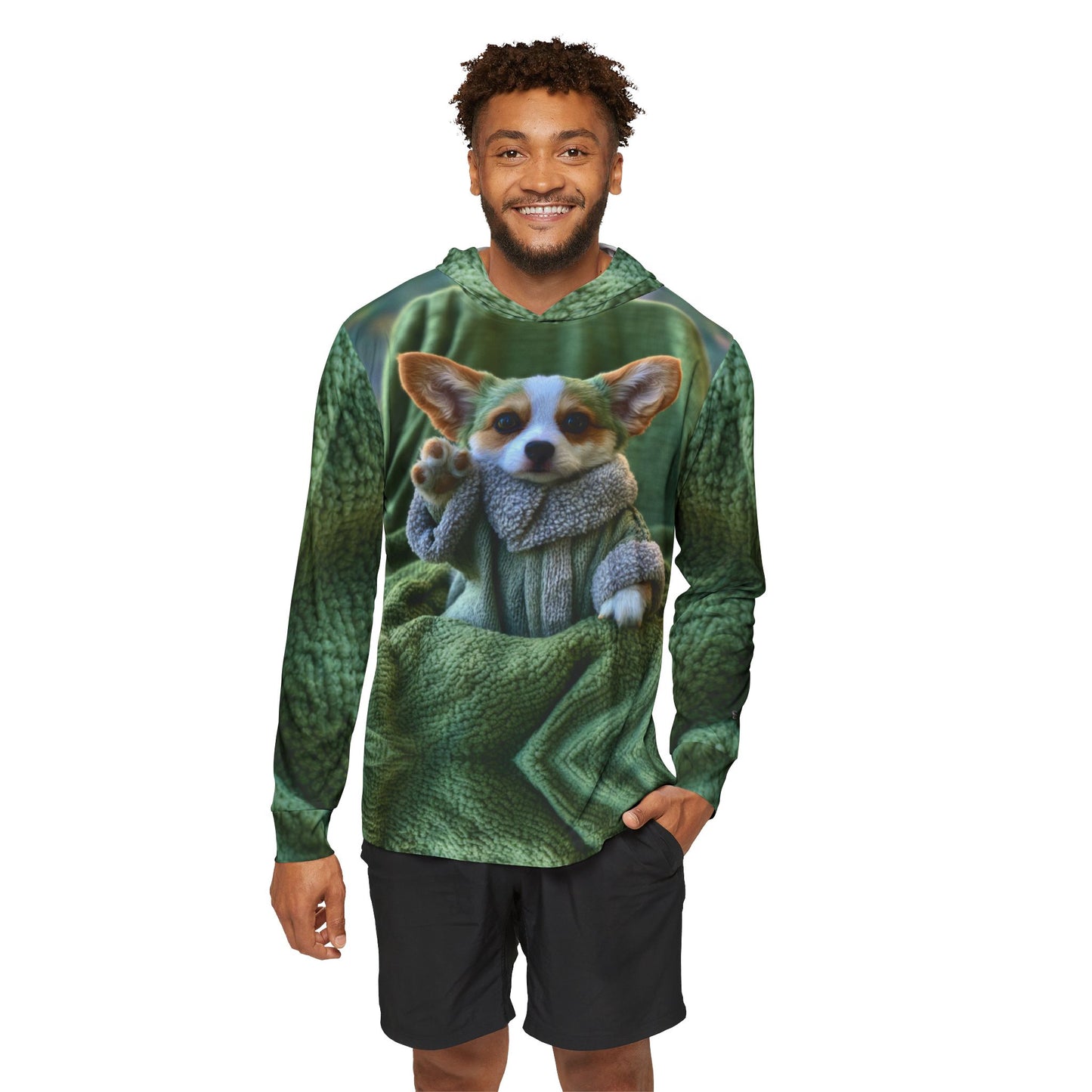 Grogu the Corgi Light Hoodie