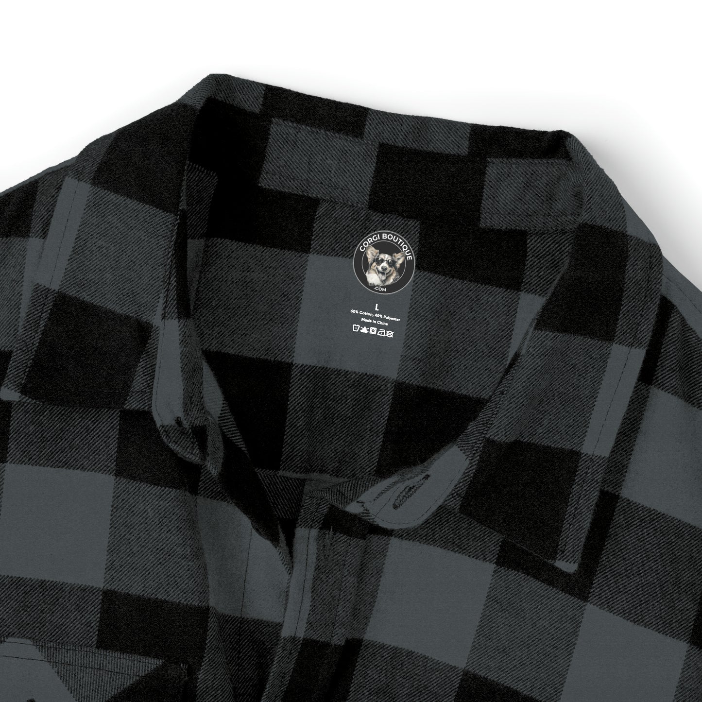 Corgi Enthusiasm - Flannel Shirt
