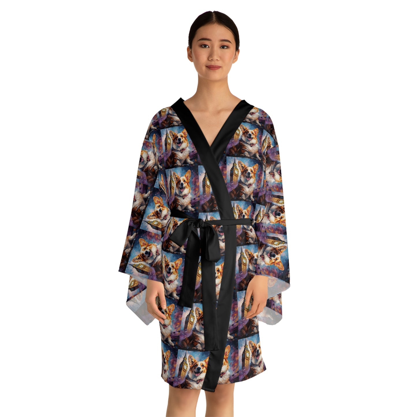 Corgi and Ben - Kimono Robe