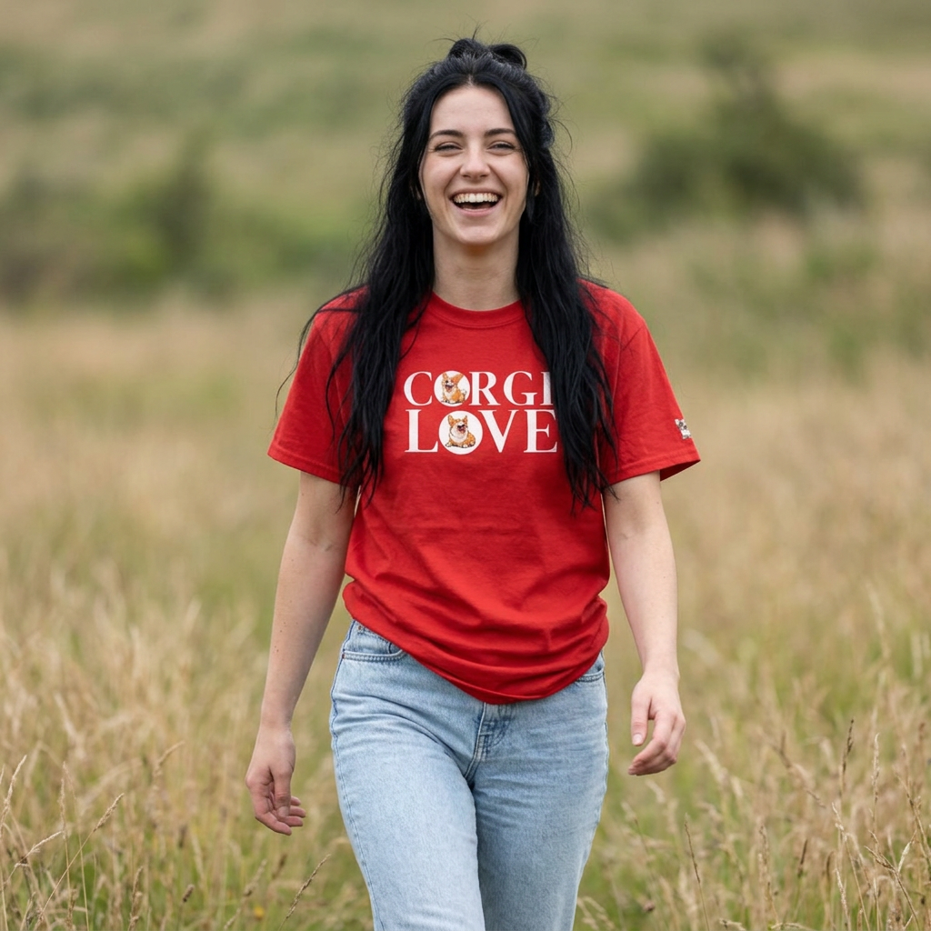 Corgi Love Statement T-Shirt - For the Love of Corgis!