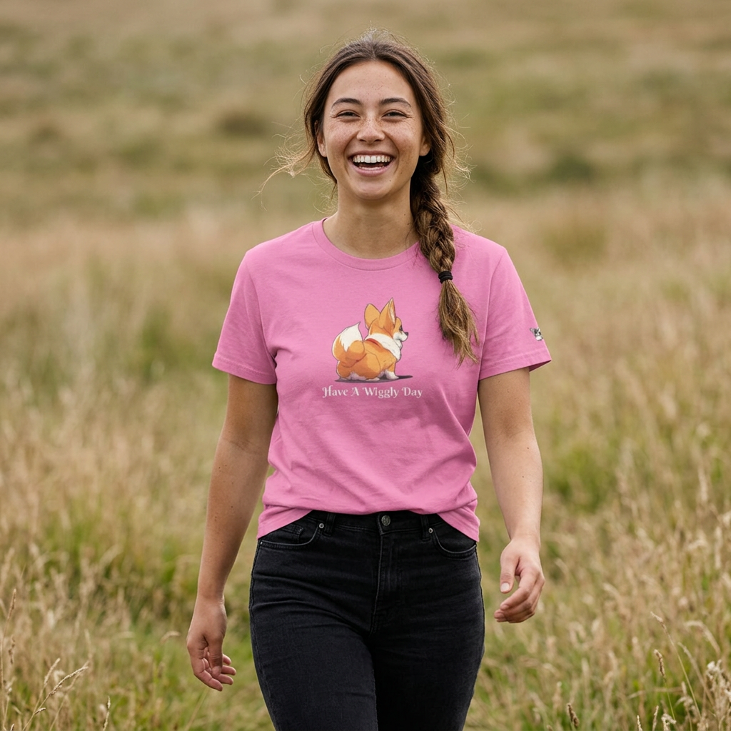 Have A Wiggly Day Corgi Tee — Cute Corgi Graphic T-Shirt