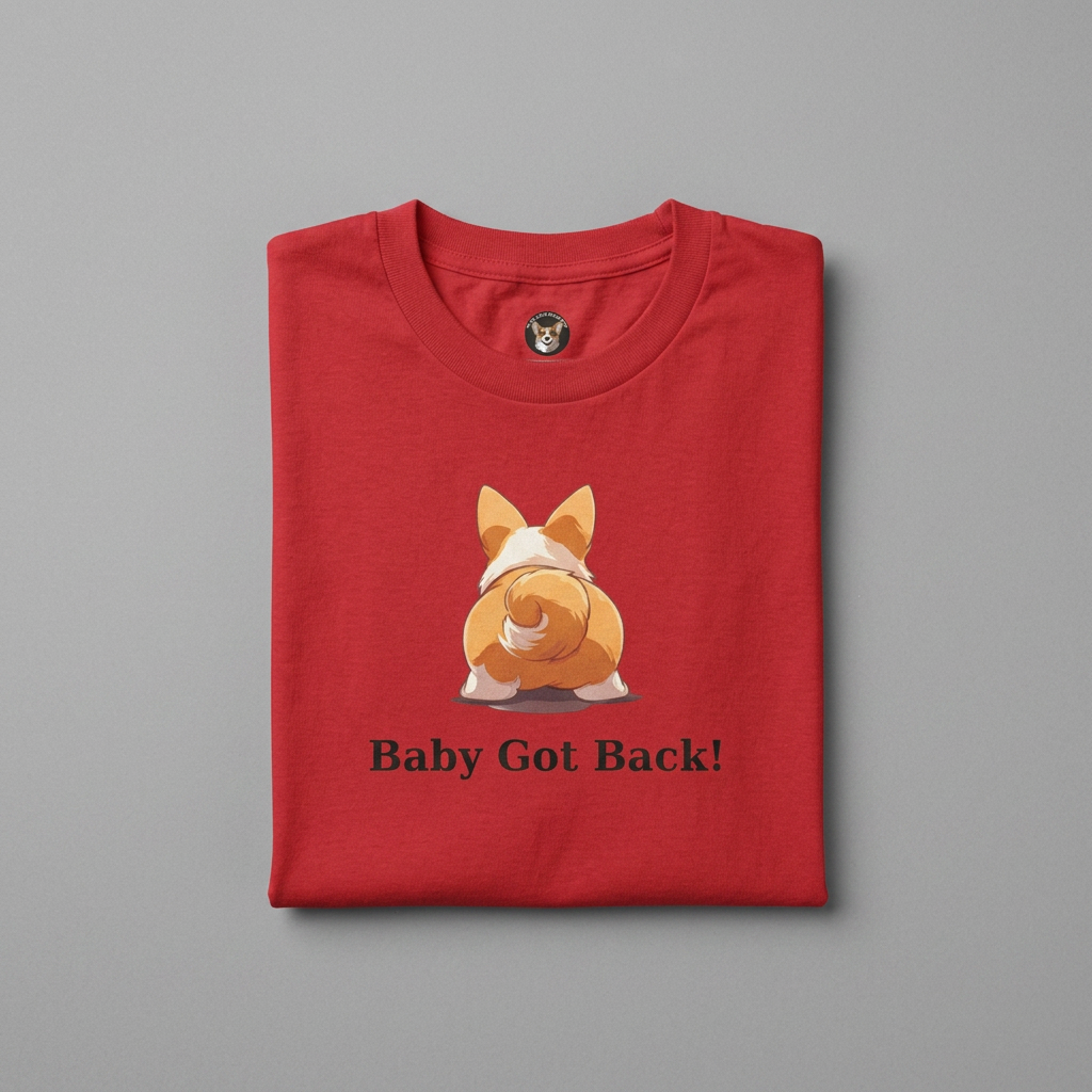 Baby Got Back Corgi Butt Tee — I like Corgi Butts I Cannot Lie!