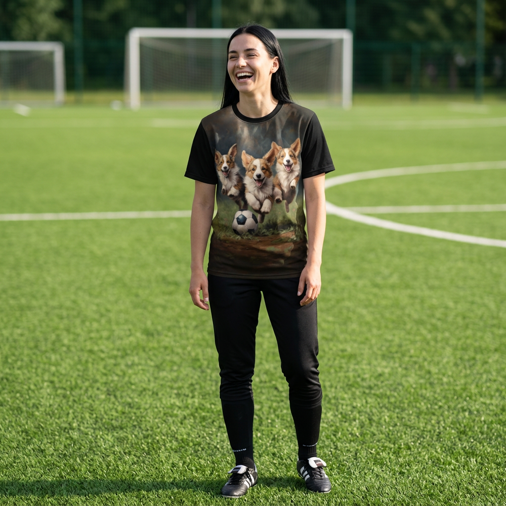 T-shirt Corgi Pitch Bold