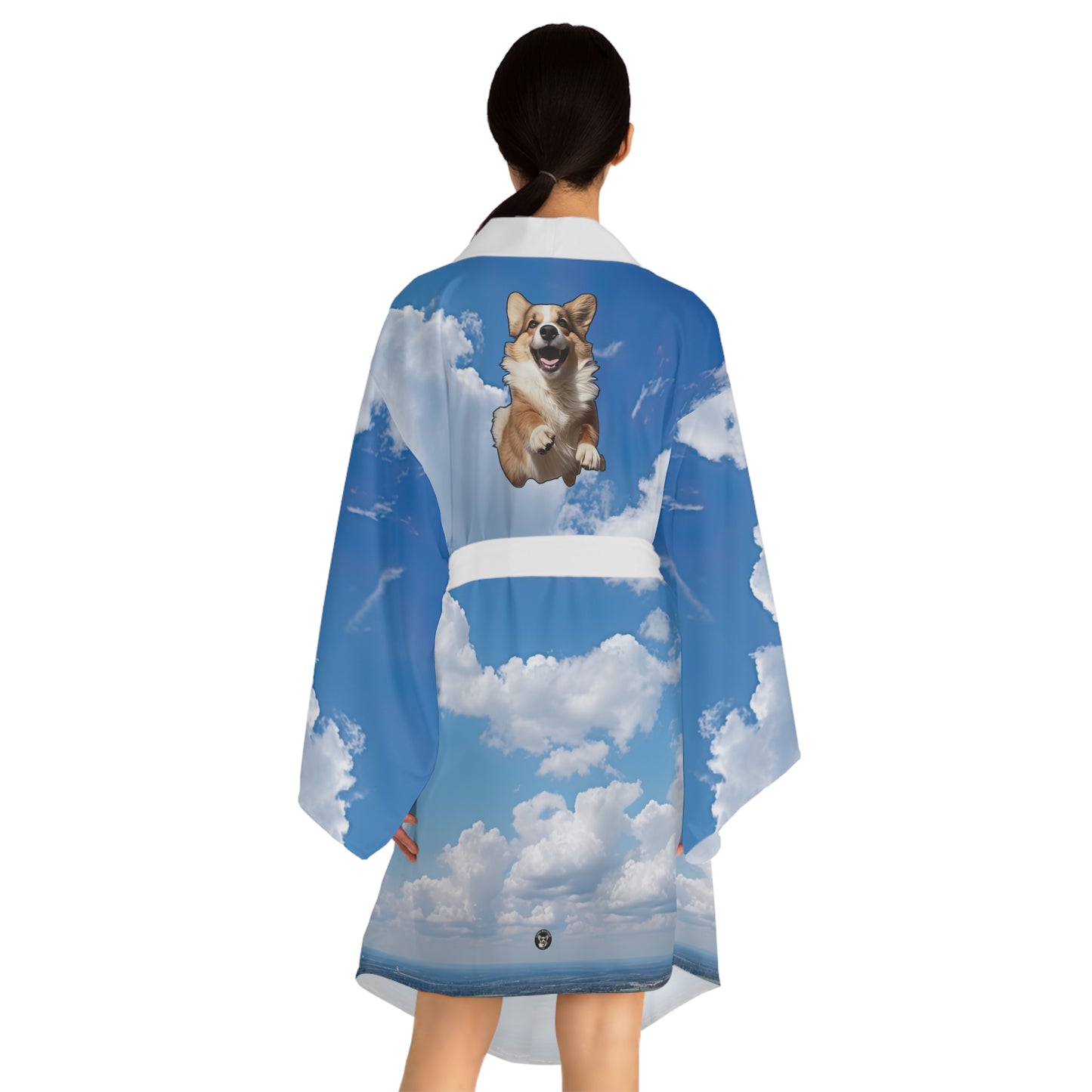 Super Corgi Kimono Robe