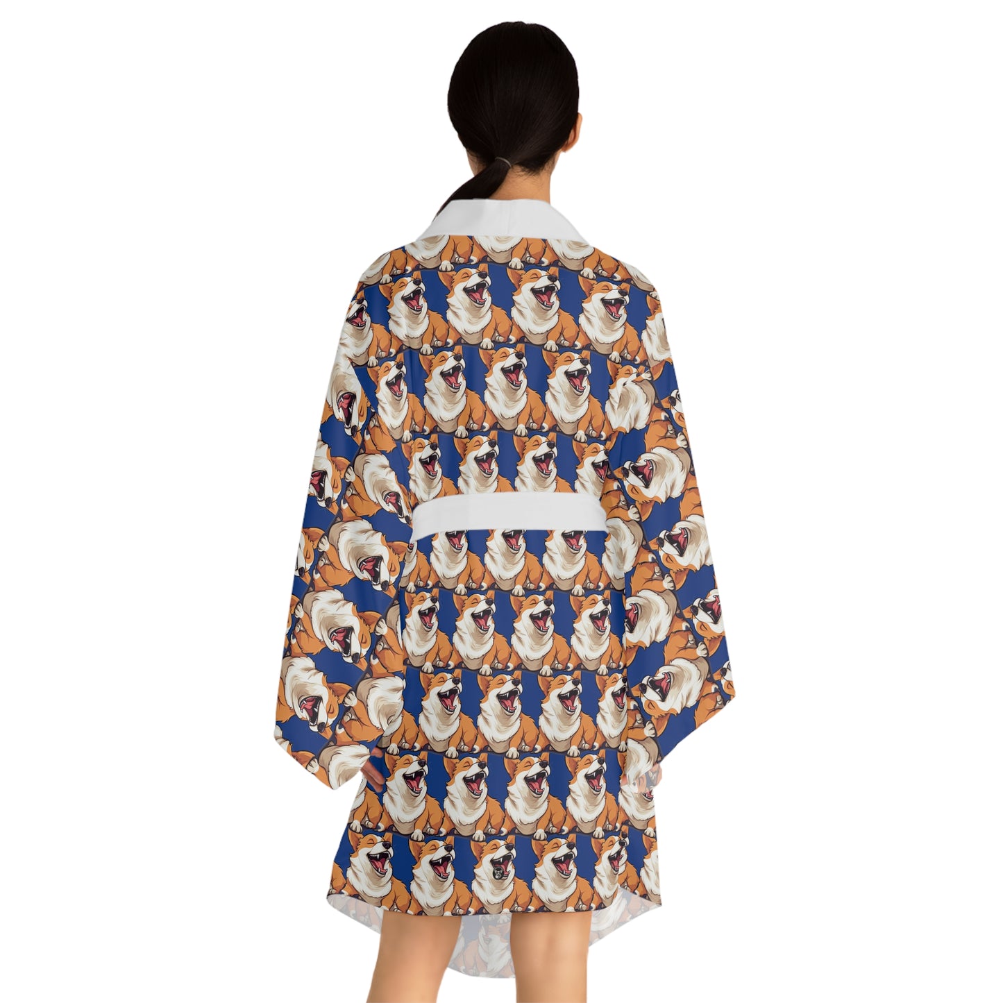 Comical Corgi - Kimono Robe