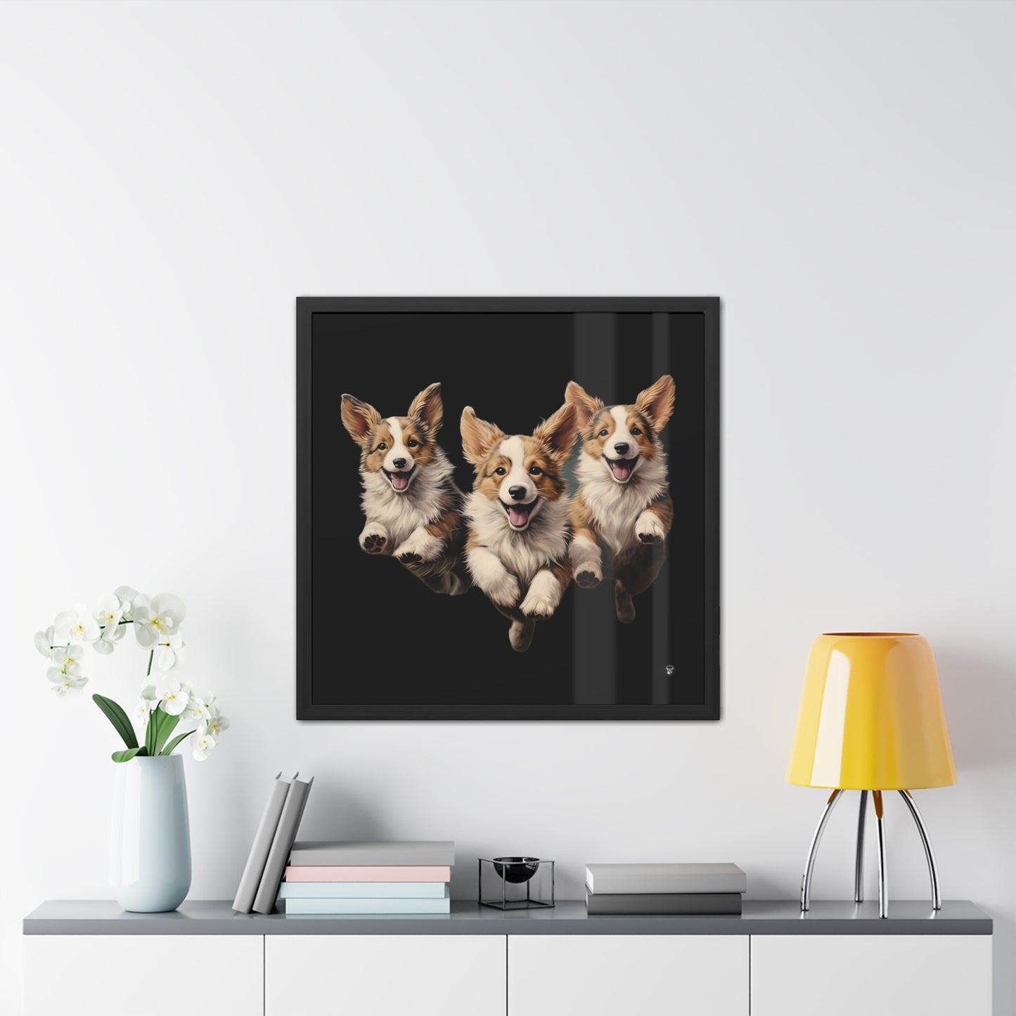 Corgi Enthusiasm - Framed Print