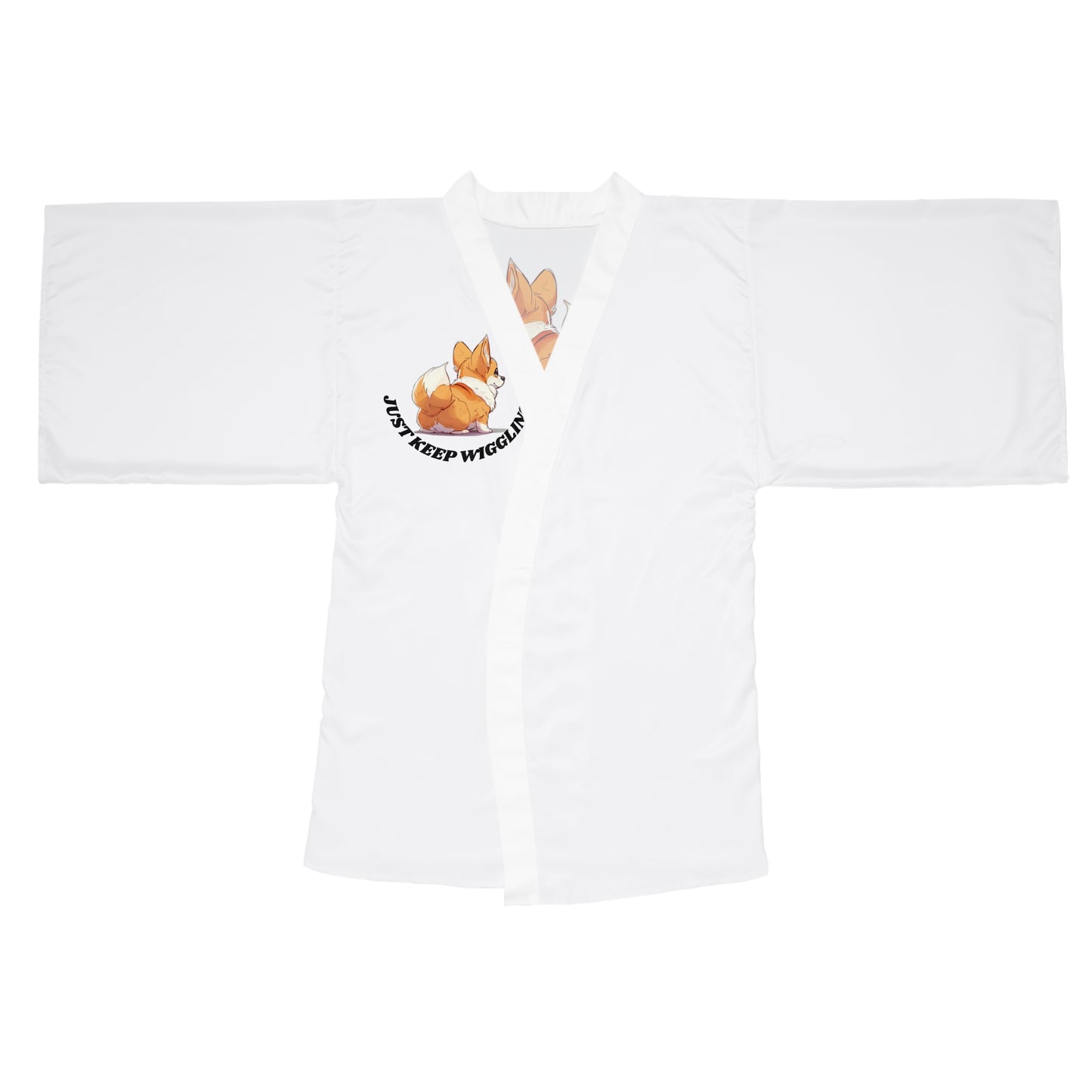 Just Keep Wiggling Kimono Robe