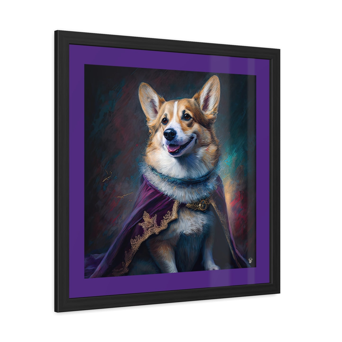 Cadre photo Corgi Royalty