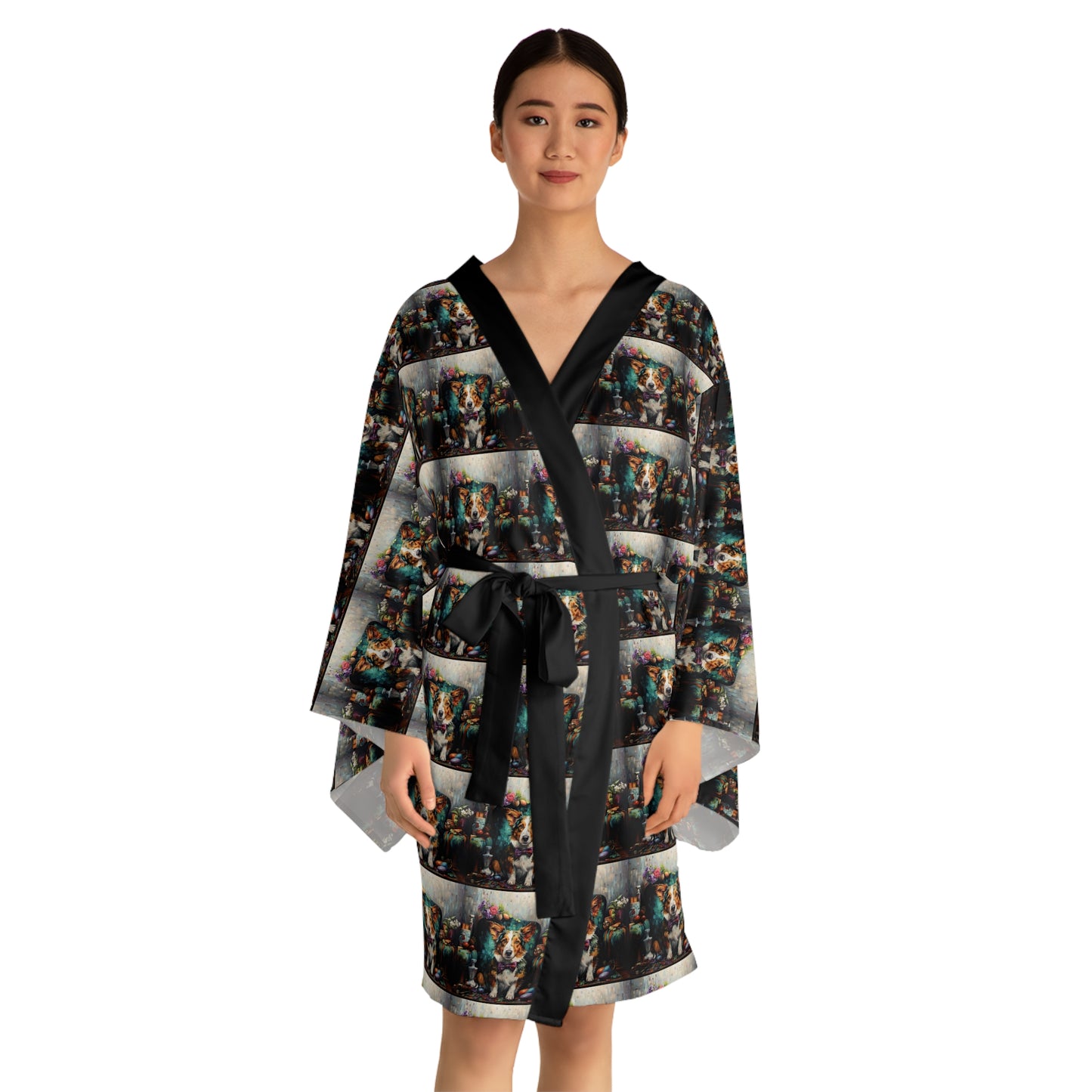 Formal Corgi - Kimono Robe