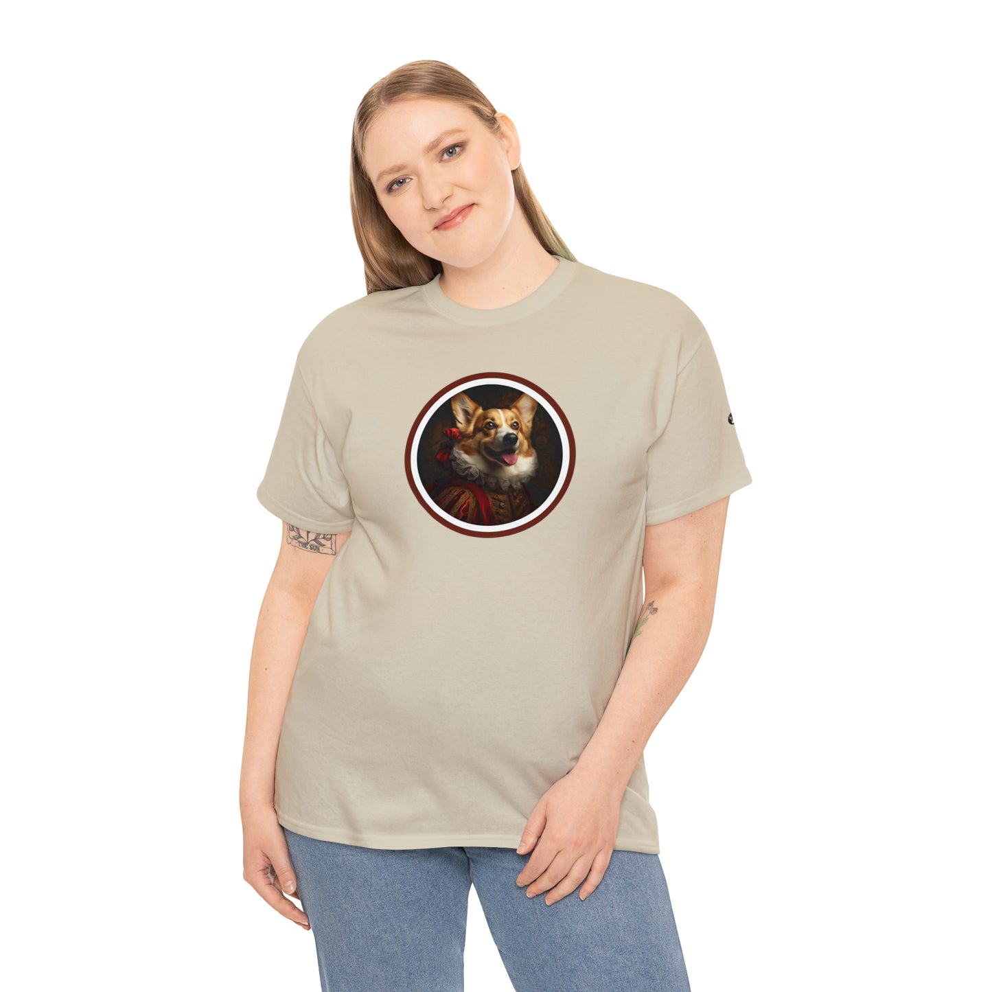 Renaissance Corgi - Unisex Heavy Cotton Tee