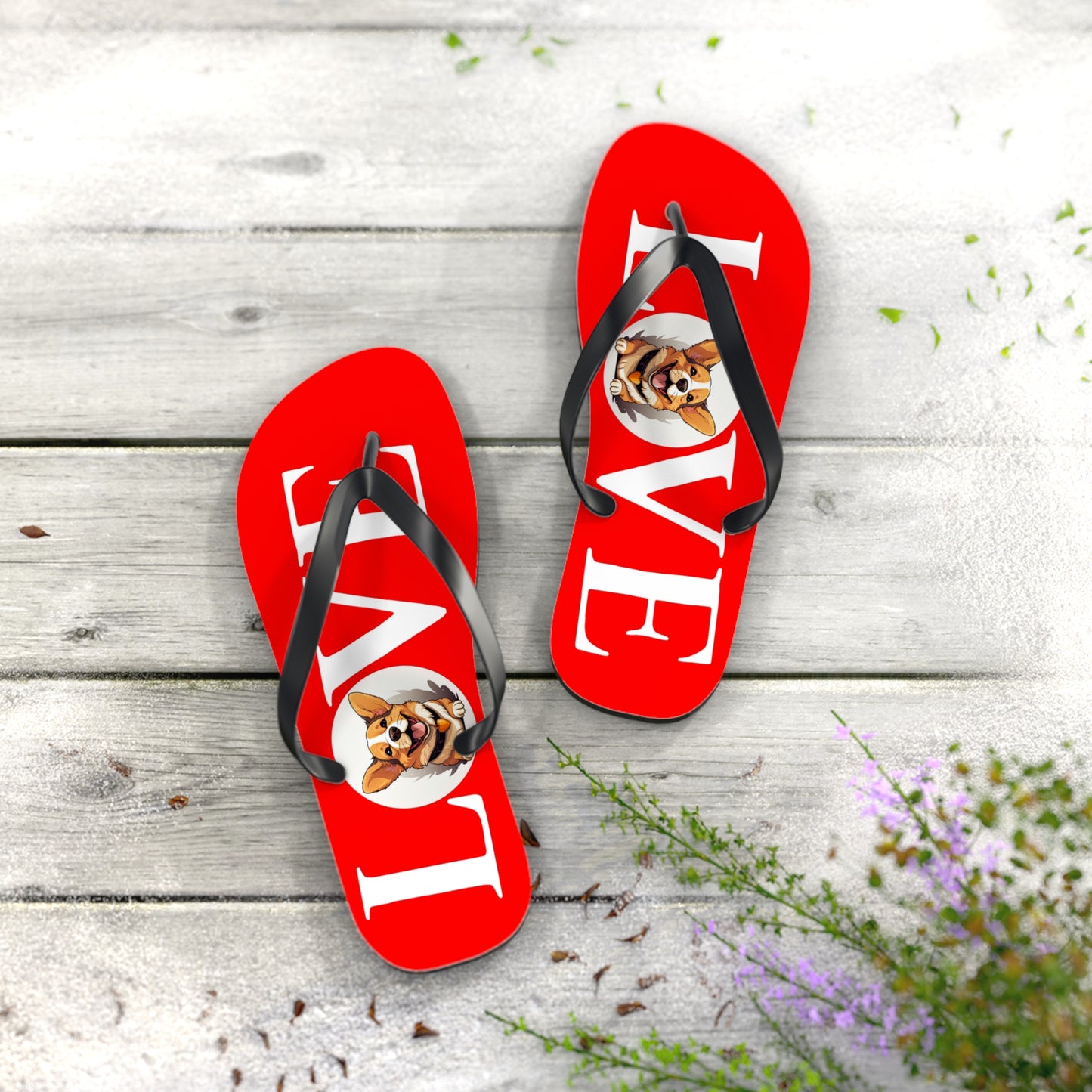 Love More Flip-Flops