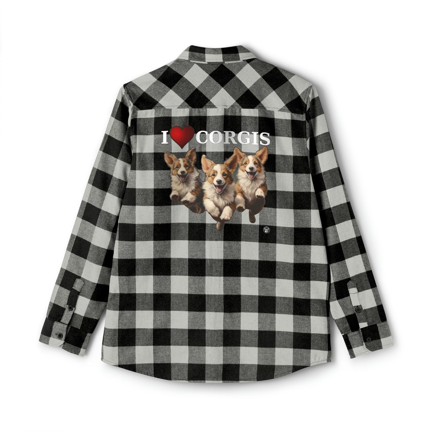 I Heart Corgis - Flannel Shirt