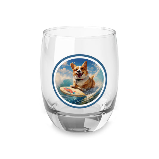 Cowabunga Corgi - Whiskey/Juice Glass