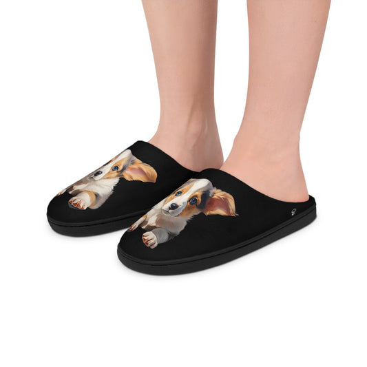 Puppy Portrait - Men's Slippers
