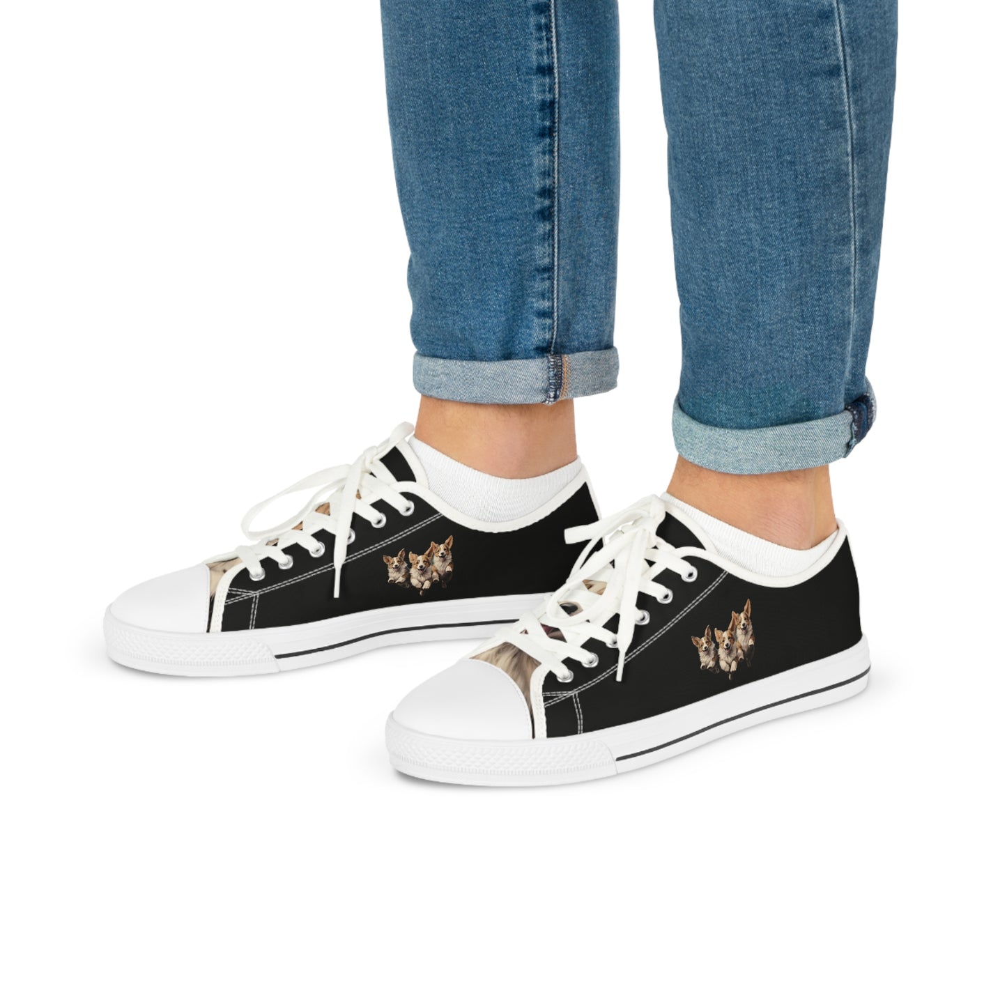 Corgi Enthusiasm - Men's Low Top Sneakers