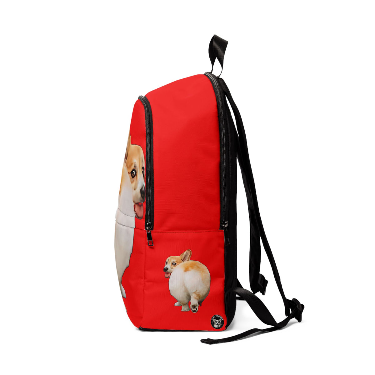 Baby Got Back Corgi Butt Strut Backpack — Cute Red Rucksack