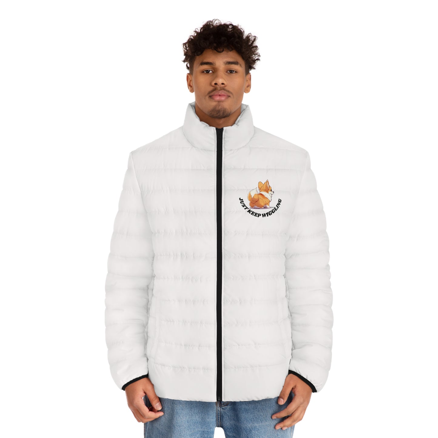 Just Keep Wiggling Puffer Jacket