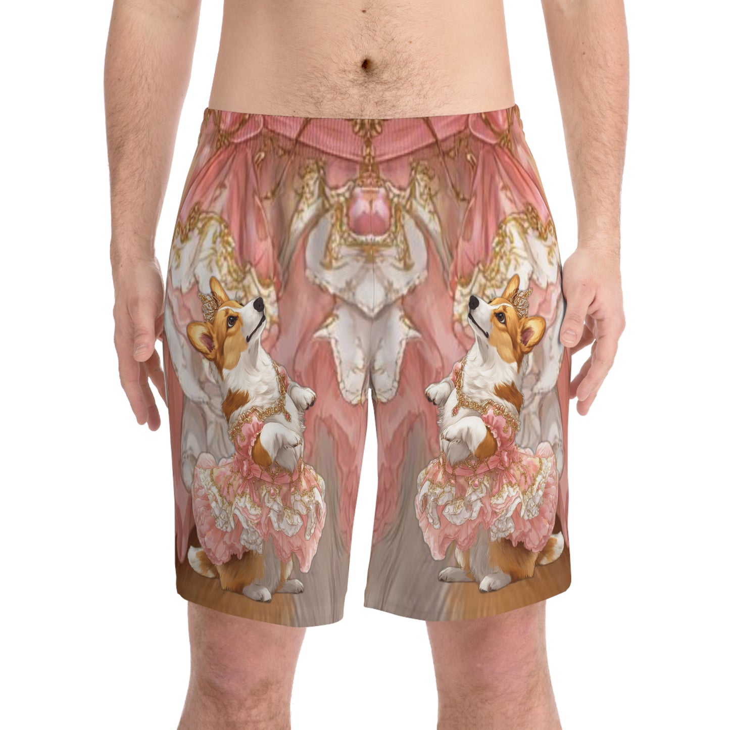 Princess Corgi Board Shorts