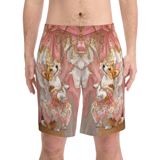 Princess Corgi Board Shorts