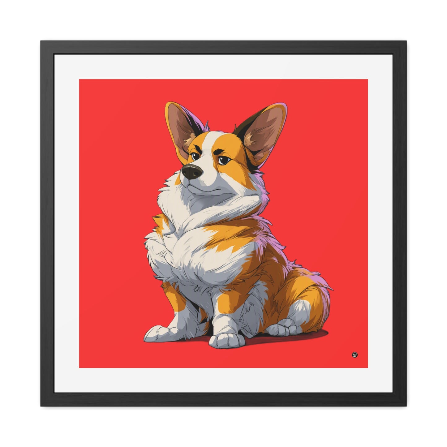 Boss Dog Framed Print