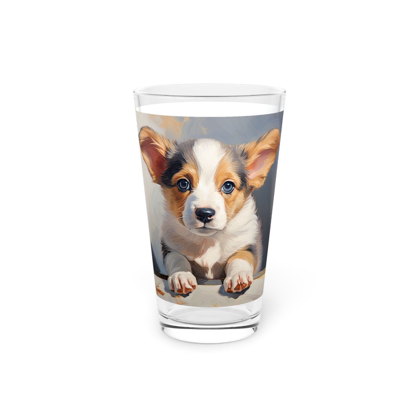 Puppy Portrait - Pint Glass