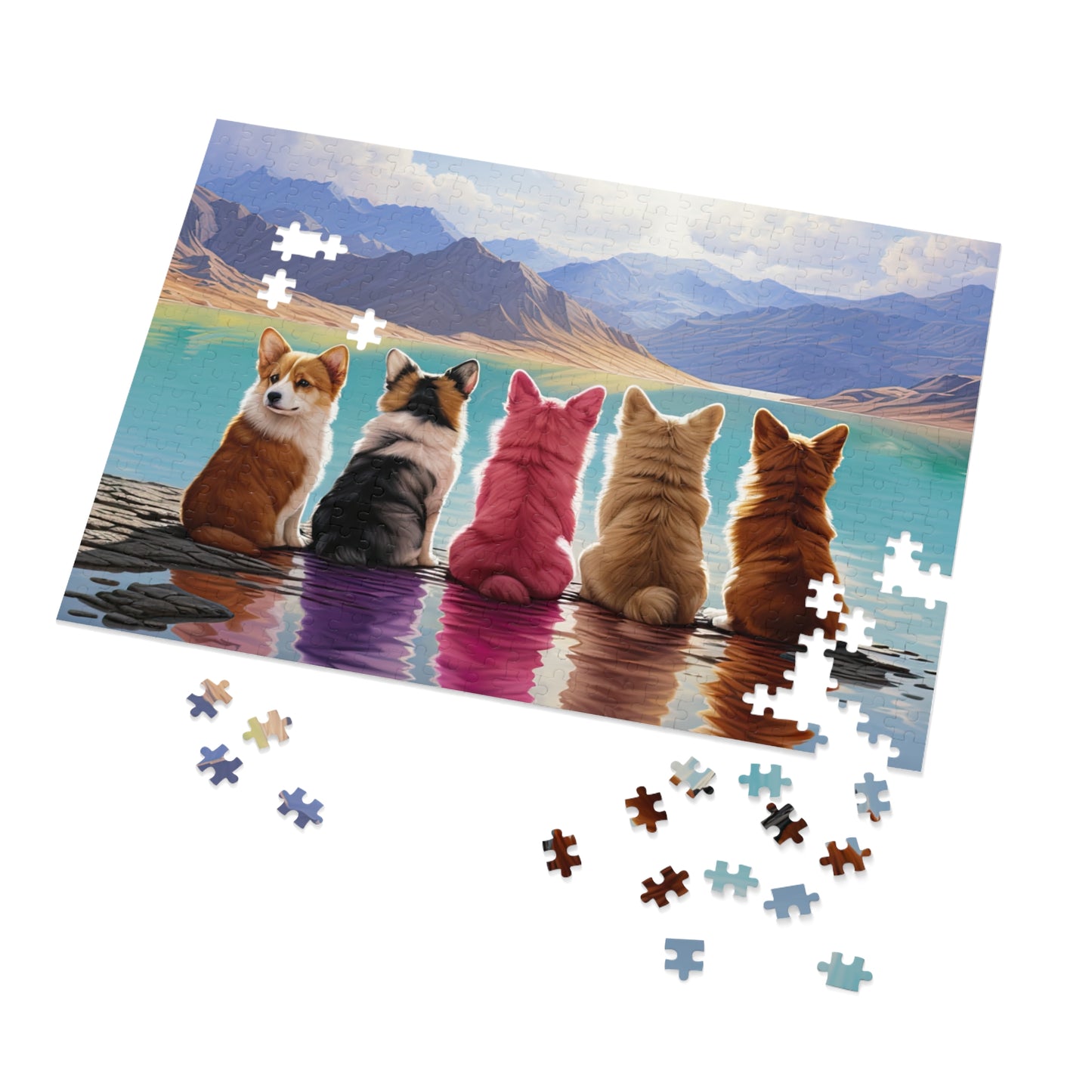 Corgi Lake - Jigsaw Puzzle